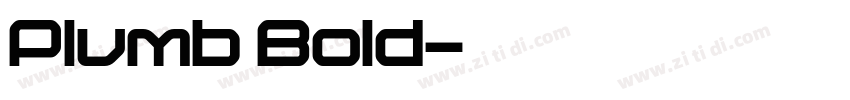 Plumb Bold字体转换